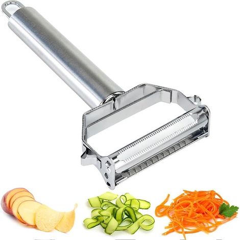 Cuchara,raspador y espátula multifuncional 4 en 1,accesorio de cocina,cuchara para frutas y verduras,ventosa para taladro,acero inoxidable