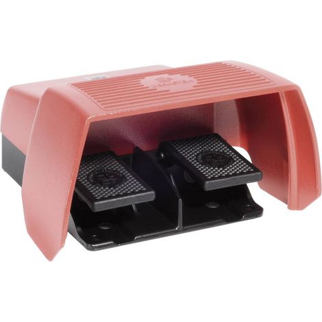Interruttore a pedale 240 V/AC 10 A 2 pedali con coperchio di protezione 2 NA, 2 NC Bernstein AG 6062610014 IP65 1 pz.