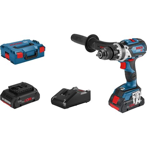 perceuse-visseuse à percussion sans-fil GSB 18V-110 C couple maxi 110 Nm avec 2 batteries ProCORE18V 4.0Ah chargeur rapide GAL 18V-40 L-BOXX (1/5)