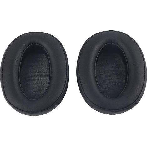 Coussinets d'oreille de rechange en cuir protéiné souple et mousse à mémoire de forme pour casques WHH910N (noir) (1/5)