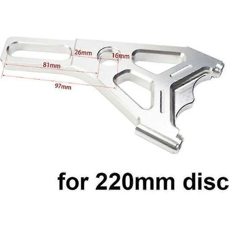 Ensemble maître-cylindre et étrier de frein à disque hydraulique avant et arrière pour scooter Yamaha RSZ Jog Force Dirt Bike Modify - Support D 220 (1/5)