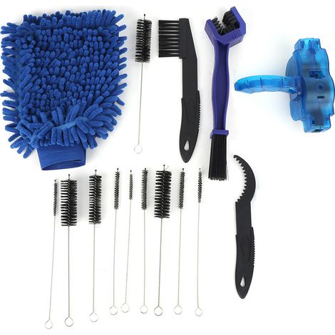 Kit de Nettoyage pour Chaîne de Vélo 6 Pièces, Accessoire d'Entretien pour VTT, Outil de Lavage Rapide (1/5)
