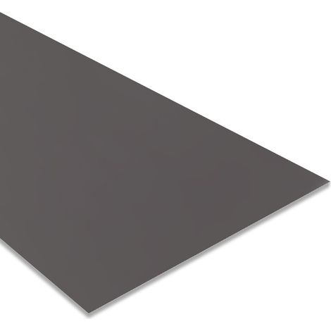 Tôle Plane 2000x1000 mm Acier 0.75 mm Imitation Zinc  Coloris: NERRO (1/4)