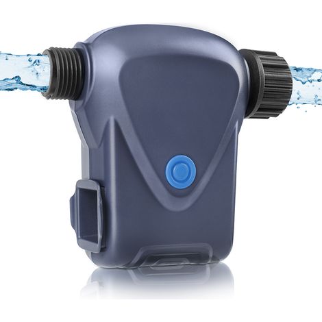 Temporizador de riego automático de una sola salida con conexión universal para manguera de 3/4 de pulgada, resistente al agua con clasificación IP67, para jardín, césped y piscina (se requiere una pu (1/5)