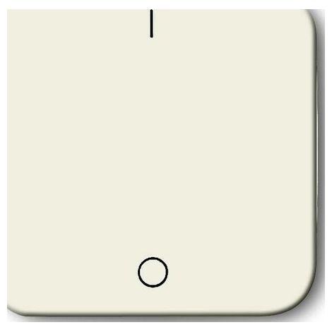 BUSCH-JAEGER 2502-212 PLAQUE DE RECOUVREMENT, INTERRUPTEUR BIPOLAIRE, TRIPOLAIRE, BLANC CRME, DURO 2000 SI