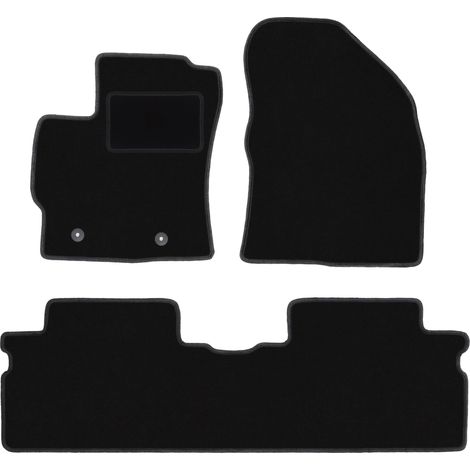 Tapis en velours noir pour : monospace Toyota Verso (2009-2013) (1/5)