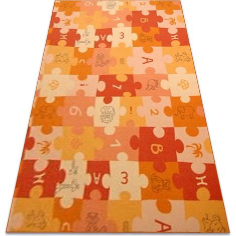 Teppich PUZZLE orange orange 100x200 cm