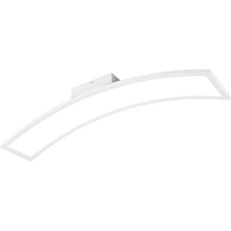 Plafonnier LED lampe de salon lampe de plafond blanc moderne L 76,5 cm (1/5)