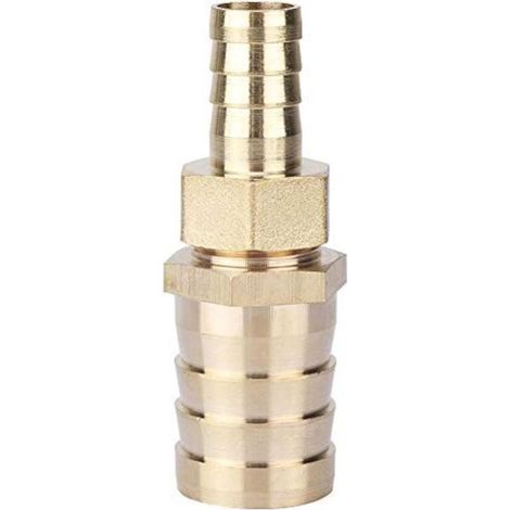 Raccord de tuyau, raccord de tuyau en laiton pour raccordement de tuyaux, raccord de tuyau, raccord de tuyau, outil de raccordement de tuyaux, raccords en laiton (14-25 mm) (1/4)