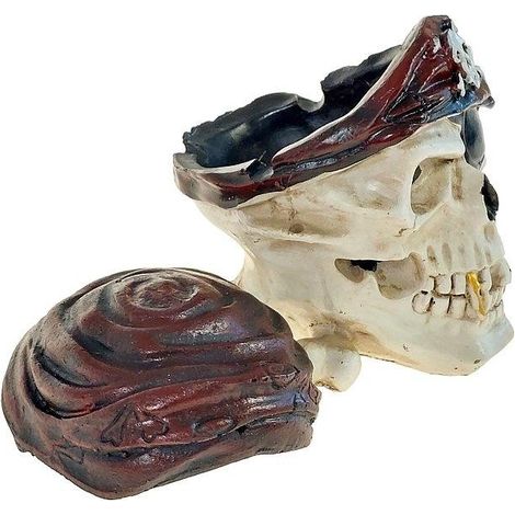 Caja de calavera pirata