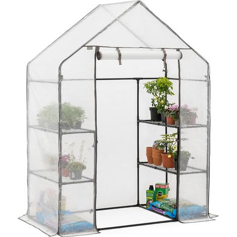 Large Walk In Greenhouse (4 Shelves)