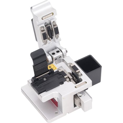 Coupe-fibre automatique 3-en-1 avec support 16 emplacements, outil de clivage pour épissure à froid et fusion thermique (1/5)