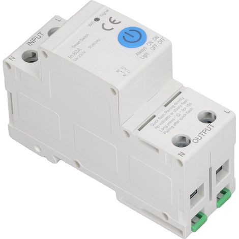 Disjoncteur intelligent ZigBee 2P 63A avec commande vocale, application de contrôle à distance et compteur AC230V (1/5)