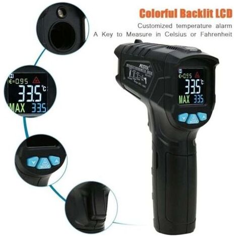Thermomètre Industriel IRB 50 ℃ 550 ℃, Testeur de Température Infrarouge Portable, pour CVC, équipement Mécanique (1/4)