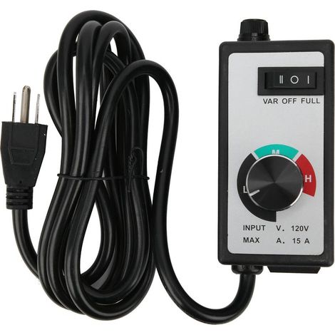 Drehzahlregler für Lüfter, elektronischer Drehzahlregler, 120 V, 1500 W, 15 A, US-Stecker, 2 Meter Kabel (1/5)