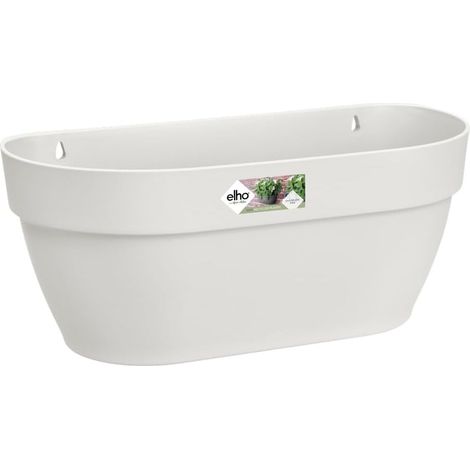 Elho Vibia Campana Mural 35 - Blanc - L 35 x B 16.2 x H 15 cm - Balconextérieur - 100% recyclé (1/5)