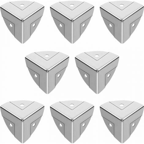 Set mit 8 dreiseitigen, verzinkten Eckenschützern für Kameras (1/5)