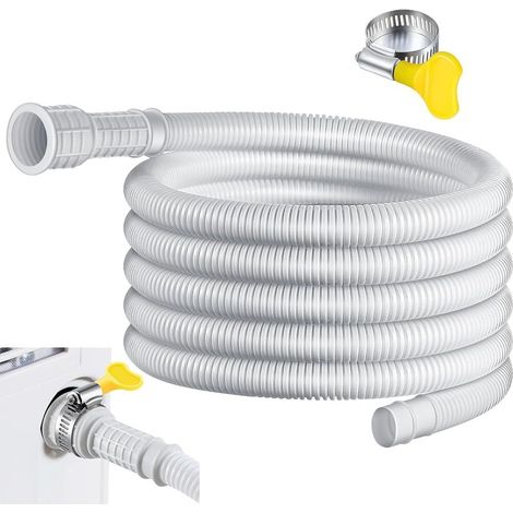 Tuyau d'évacuation pour climatiseurs-Tuyau flexible de condensation 15-25 mm pour climatiseurs split, longueur 3m-Tuyau d'extension de climatisation (1/5)