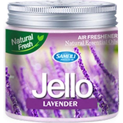 Désodorisant parfumé pour voiture 220g Jello, senteur d'aromathérapie à la lavande (1/5)