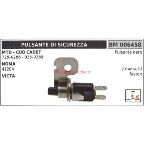 Interrupteur de sécurité -cub cadet 725-0268 - 925-0268 NOMA 41204 victa 006458