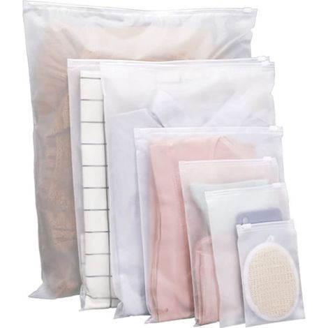 - Sacs à vêtements à fermeture éclair (paquet de 35), imperméables et refermables, en plastique, adaptés à l'école et aux voyages. (1/5)