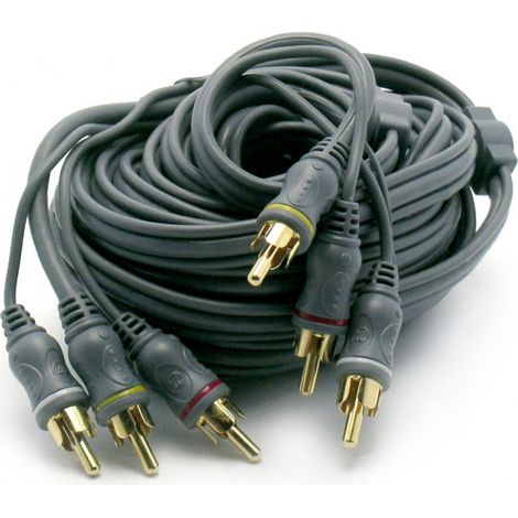 Câble AV 3 RCA mâle/mâle 5 m (1/2)