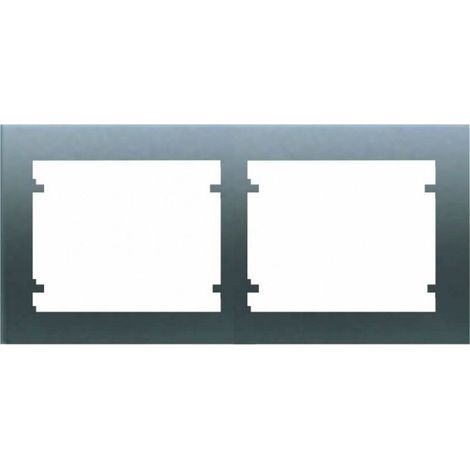 Marco de 2 elementos horizontal ACERO NEPTUNO BJC IRIS 18002-AN (1/4)