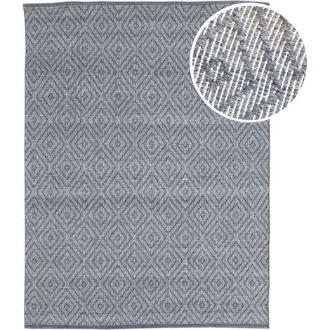 Axi Bali Tapis D'Extérieur, Rectangulaire, Gris, 160X230 Cm / Épaisseur : 5 Mm - Tapis Jardin Extérieur/Intérieur - Tapis Balcon Fabriqué À Partir De Bouteilles En Pet Recyclées (1/5)