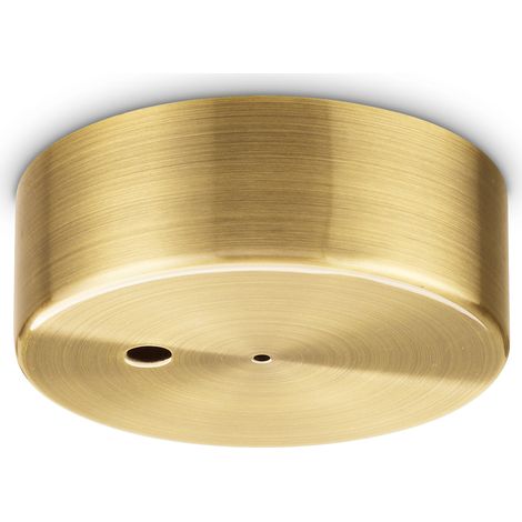 Rosone Contemporaneo Metallo Ottone 1 Luce