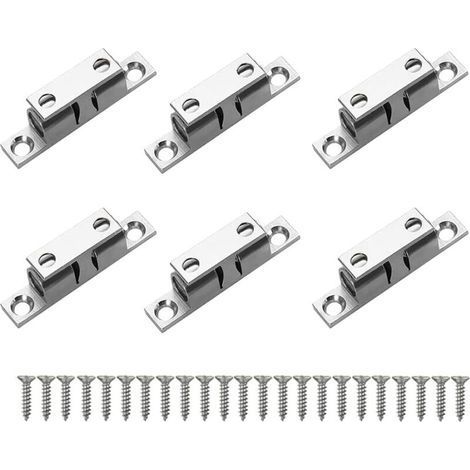 6pcs Double Ball Lock, Brass Latch, 50mm Cabinet Latch (1/5)