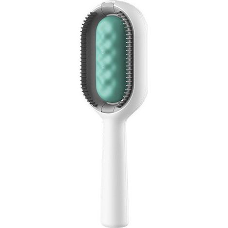 Brosse à poils de chat avec réservoir d'eau, brosse adhésive pour chats 2.0, peigne pour enlever les poils d'animaux avec réservoir d'eau, peigne pour chat mouillé, brosse de nettoyage 2 en 1 pour cha