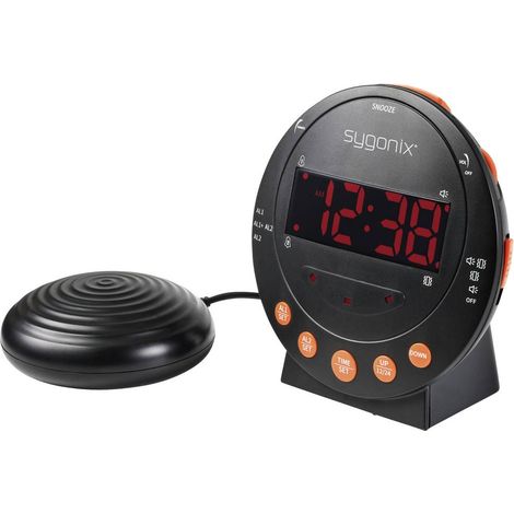 Sygonix SY-5266562 Elettronico Sveglia Nero Fluorescente numeri Timer 2 tempi (1/5)