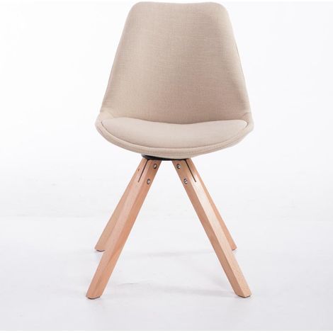 Silla visita Toulouse Square en Tela Crema Natural (1/4)