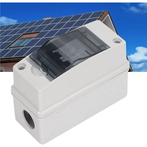 Disjoncteur miniature CC BAOYI 2P 16 ampères, étanche IP65, disjoncteur miniature CC pour systèmes photovoltaïques, interrupteur de sectionnement CC 12 V-400 V et CA 90-400 V pour systèmes photovoltaï (1/5)