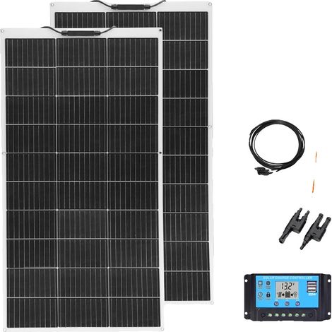 Panneau Solaire, Design Flexible, Haute Efficacité, Kit solaire de 200W (1/2)
