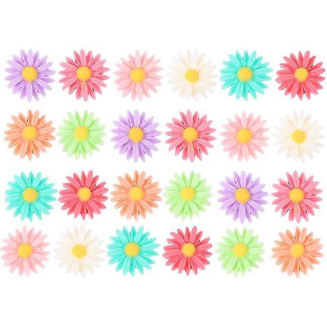 24 aimants de réfrigérateur à motif floral (1/3)