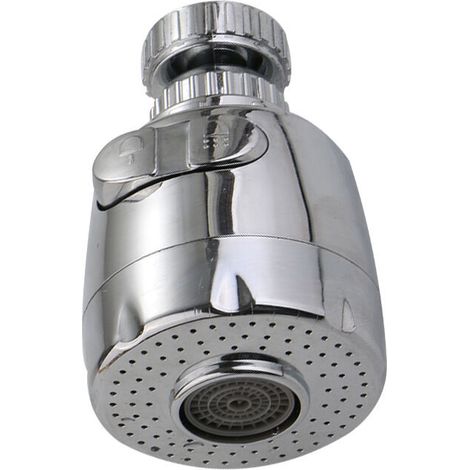 Aérateur de robinet pivotant 360°, 2 modes, tête filtre pour cuisine et salle de bain, court – DELKEVIC