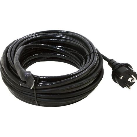 Heizkabel mit Thermostat 18 m Frotschutz Heizleitung 15W/m IP44