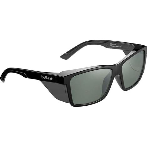 Lunettes de protection fumées polarisées BOLLE SAFETY STKS 420 STK42N50E - Noir - Taille unique - Gris foncé, polarisé
