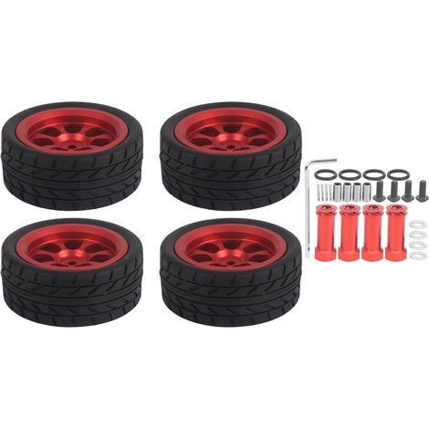 Pneus et Jantes RC, Pièces Détachées pour Voiture Télécommandée 1/14 Wltoys 144001 (1/5)