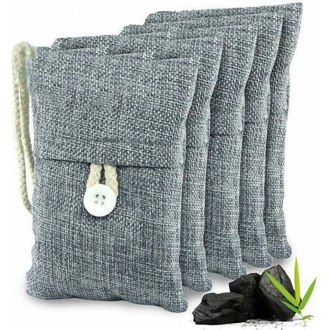 Sac déshumidificateur naturel. purificateur d'air anti-moisissures. désodorisant pour linge. absorbeur d'humidité au charbon actif pour voiture. chaussures. tiroirs. absorbeur d'odeurs (1/5)