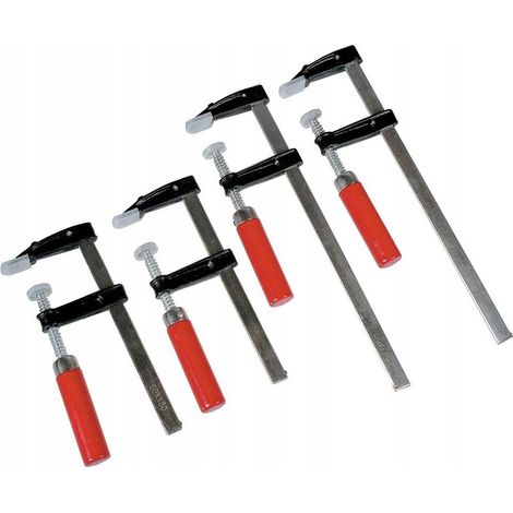 Set di 4 morsetti a vite 50x150/250mm