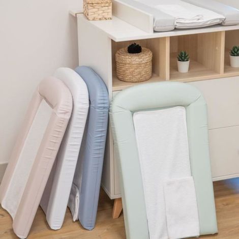 MATELAS a LANGER PVC AVEC 2 ÉPONGES AMOVIBLES/CONFORT 42x70 cm NUAGE (1/2)