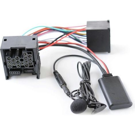 10-poliger Stereo-Bluetooth-AUX-Adapter, kompatibel mit BMW E46 Autoradios (1/5)