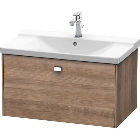 BRIOSO mobile lavabo maniglia cromata 450x820x479mm Ciliegio del Ticino
