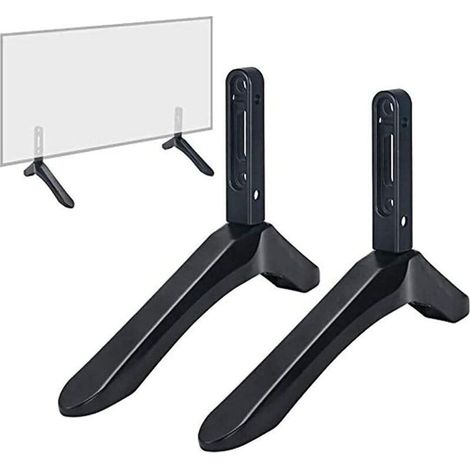 Support TV universel réglable pour écrans LCD de 32" à 65" (noir) (1/5)