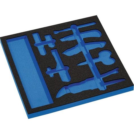 PROMAT  Werkzeugmodul  Leereinlage 2/3-Modul  4000 871 251, 12-teilig (1/3)