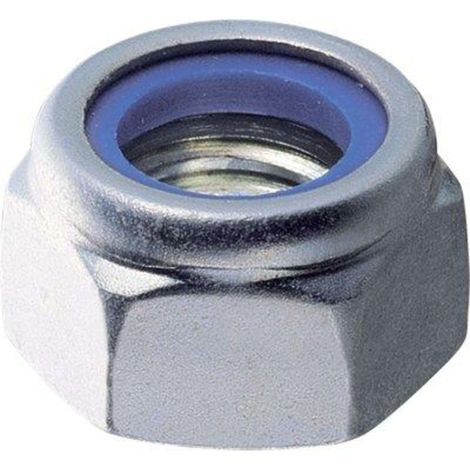 DADO ESAGONALE AUTOBLOCCANTE ALTO - ZINCATO M 14 CF=PZ 200 - 1 confezione