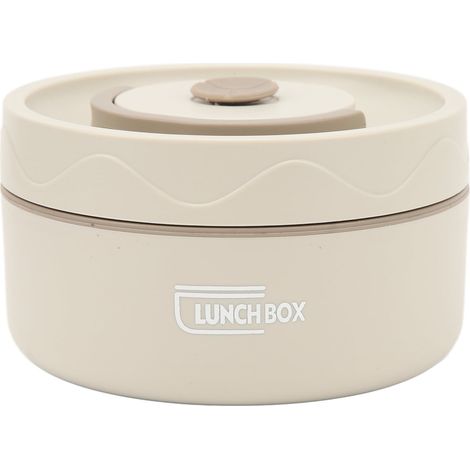 Thermos de cuisine 420ml en acier inoxydable 304, double paroi, bol alimentaire rond portable, boîte repas isotherme réutilisable (1/4)