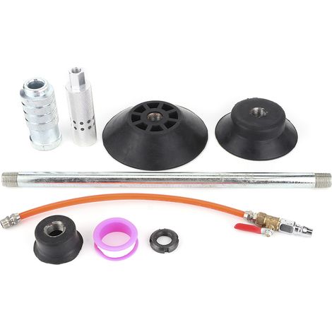 Kit d'outils universel pour débosselage de carrosserie : extracteur de bosses pneumatique à ventouses et marteau à inertie. (1/5)